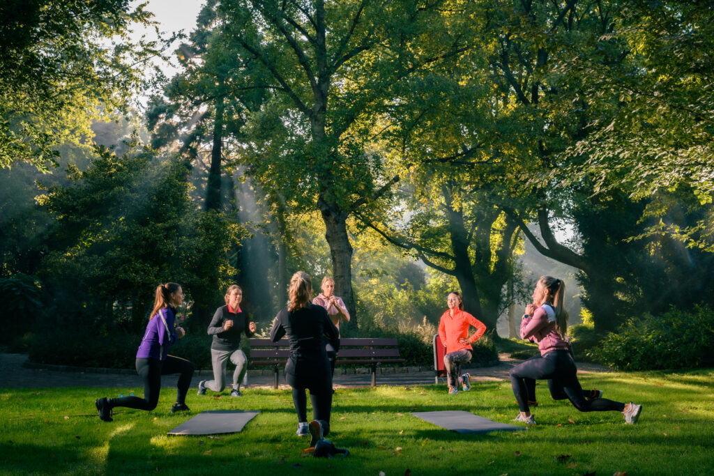 hamstring oefeningen - lunges